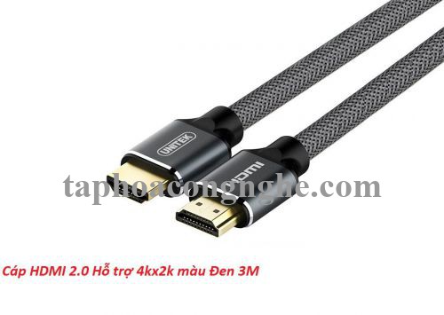 Unitek 29521 Y-C139V 2.0 3M Màu Đen Cáp Hdmi 30029521